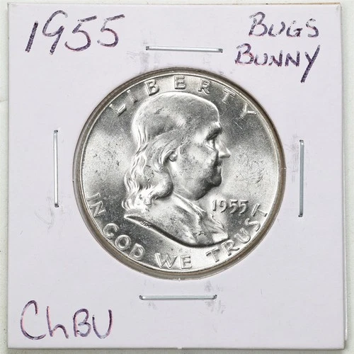 1955 Bugs Bunny FS-401 Franklin Half Dollar in Choice BU Condition #6469