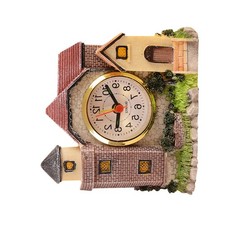  1PC Villa Castle Sveglia Antiquing Roman Times Castle Sveglia Exquisite Resin