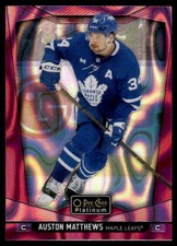 2024-25 O-Pee-Chee Platinum Pink Magma Auston Matthews Toronto Maple Leafs #193