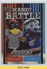 2025-26 Upper Deck MVP Mascot Battles Tommy Hawk Louie #MB-7 READ 1s2y
