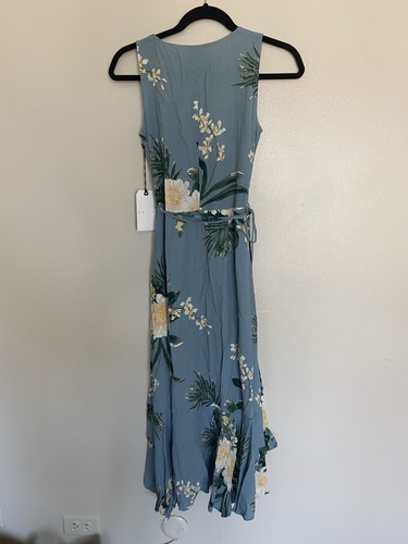 Leith High Low Wrap Dress Size Small - Picture 2 of 3