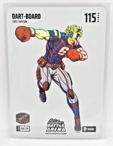 Bo Jackson Battle Arena Jaxson Dart Dart-Board Blizzard Brawl BLBF-736 Rookie RC