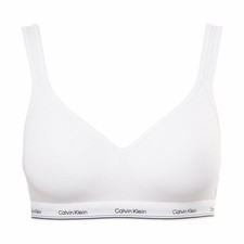 Calvin Klein Women  s Balance Wirefree Padded Bra L White