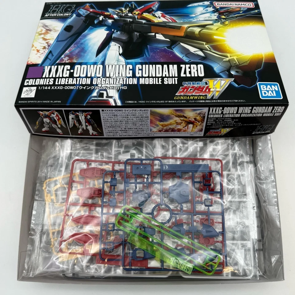 Bandai HG 1/144 scale HG Wing Gundam Zero XXXG-00W0 Mobile Suit Model Kit JAPAN - Image 4 of 4
