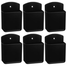 6 PCS Self Adhesive Wall Mount TV Remote Control Pen Holder Storage Organizer