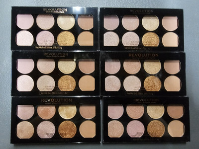 6 X Makeup Revolution Ultra Bronze - Golden Sugar 2 - Rose Gold
