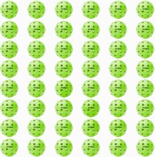 48 Pack Premium 40-Holes Outdoor Pickleball Balls, Meet USAPA Official Requireme