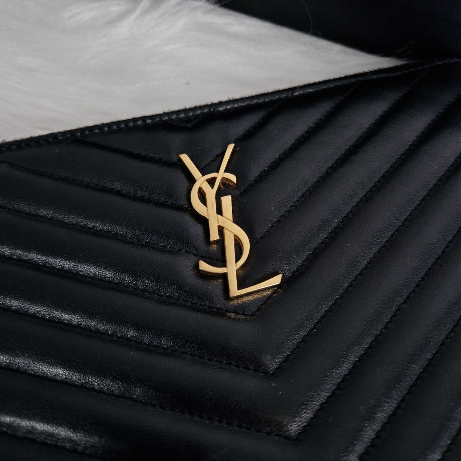 Borsa pochette donna Saint Laurent Matelassé piccola 379039 129745238