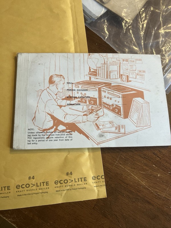 Heathkit 1961 Vintage Ham Radio Log Book Logbook  (original, unused)