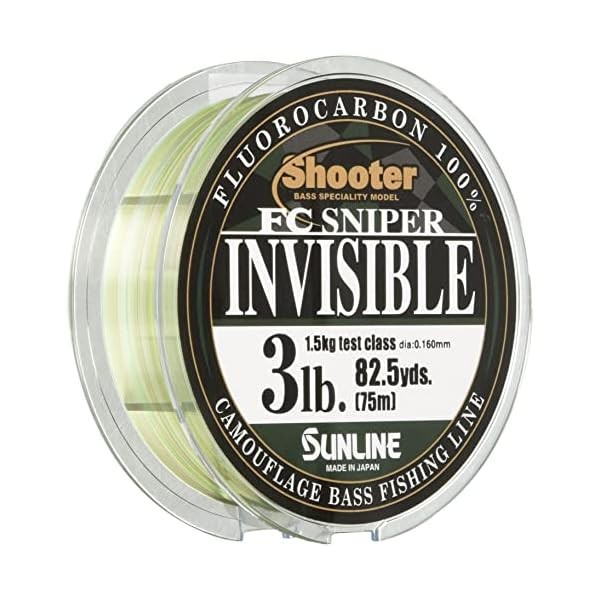 Sunline SHOOTER FC Sniper Invisible/Shooter FC Sniper Invisible 75m 2-5LB