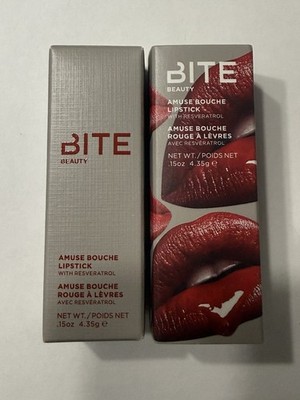 Bite Beauty Amuse Bouche Lipstick - Vitamin Enriched Black Grey Shade SQUID INK