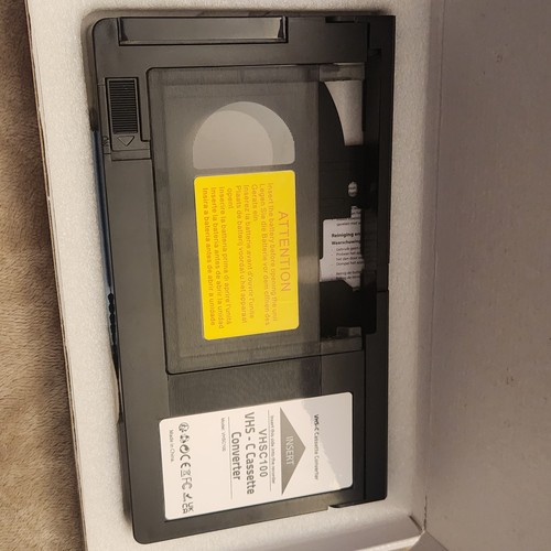 VHSC100 VHS-C Cassette Adapter Converter Super mechanism SVHS cassette Converter - Picture 3 of 6