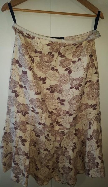 Women Boden Skirt Beige 46 / 3XL / 54