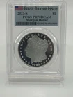 2023 $1 S PROOF SILVER MORGAN DOLLAR PCGS PR70 DCAM FLAG FIRST DAY OF ISSUE FDI