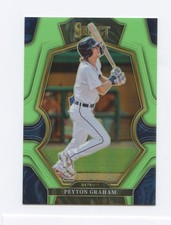 Peyton Graham 2023 Panini Select Neon Green Prizm /75 Tigers