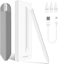 Stylus Pen for iPad 11th 10th Generation,Milikilo with Pencil White/Lavender Col