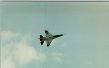 Vtg Color Snapshot Fighter Jet In Flight 2003 1990s