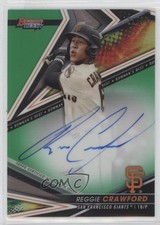 2022 Bowman's Best of Green Refractor 21/99 Reggie Crawford #B22-RC Auto 10qe