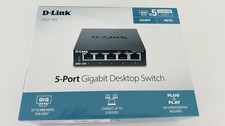D-Link DGS-105  5-Port Gigabit Desktop Switch ,ungeöffnet in Originalverpackung