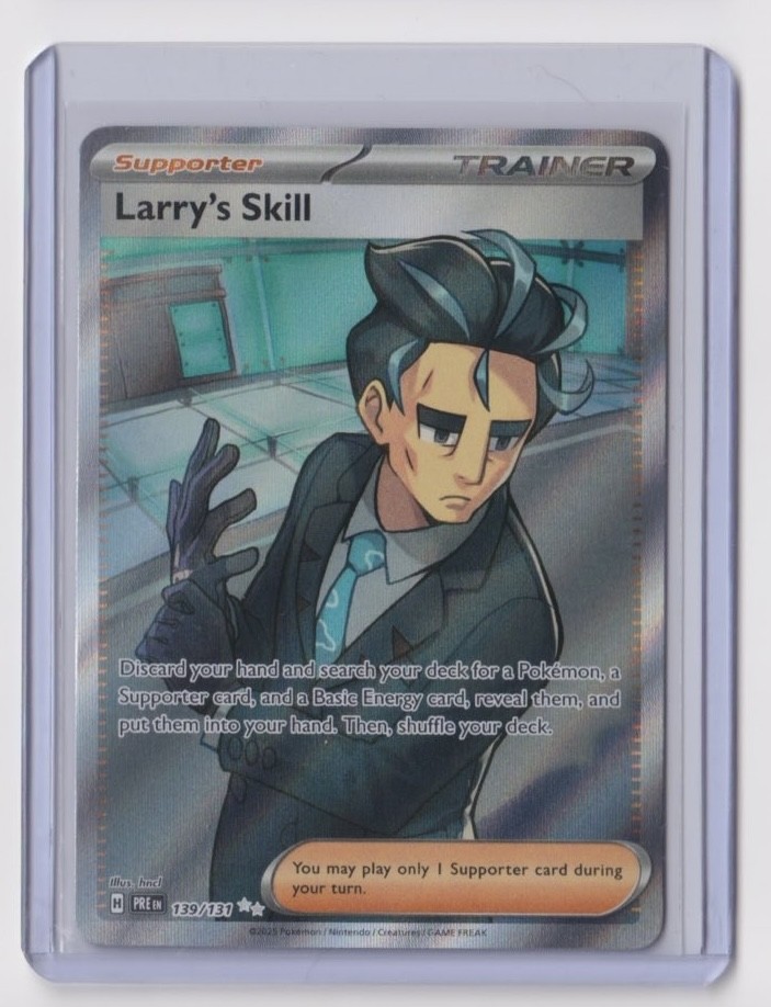 LARRY'S SKILL 139/131 PRISMATIC EVOLUTIONS ULTRA RARE POKEMON NM/M