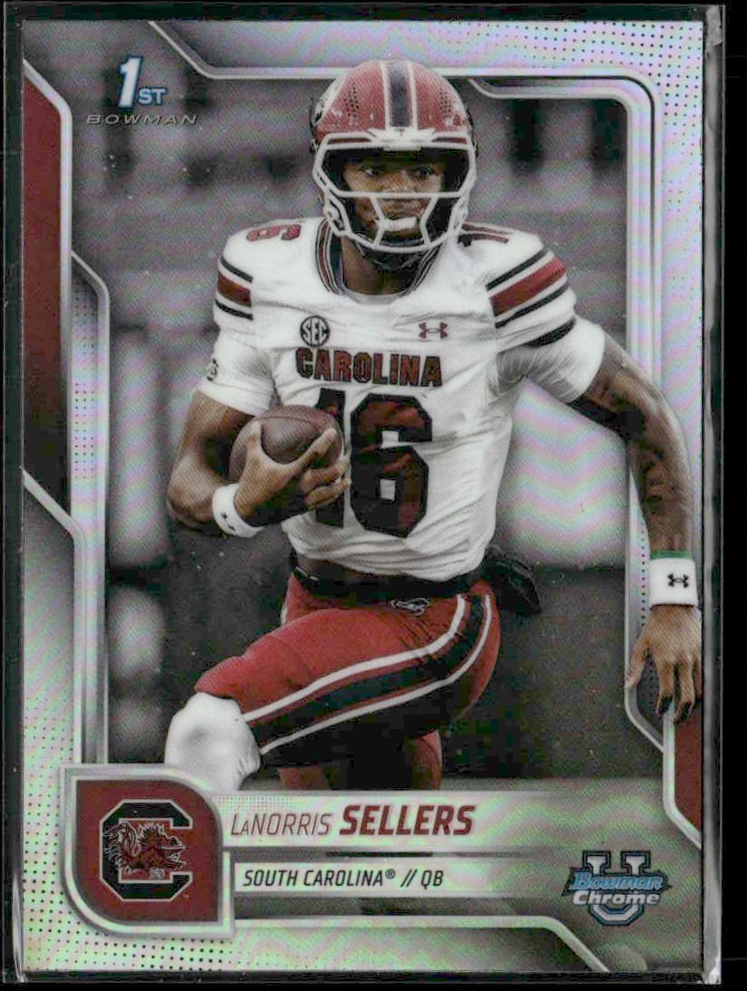 2025 Bowman U Chrome Refractor LaNorris Sellers South Carolina Gamecocks #168