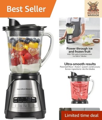 High-Power 700W Blender with Stainless Steel Blades & Dishwasher Safe Features