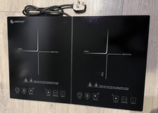 AMZCHEF Double Induction Coocker NEW In Box Portable Electric Hob Touch Control