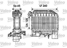 Intercooler – Luftkühler 817698 VALEO für TOYOTA AVENSIS Liftback AVENSIS VERSO