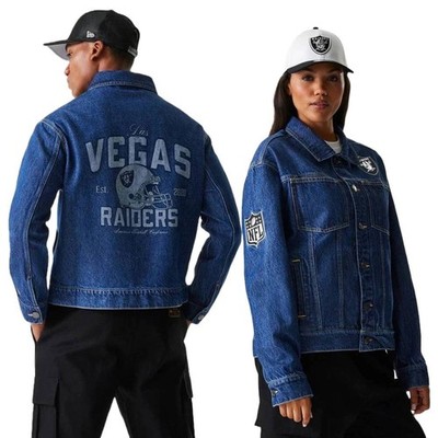 New Era NFL Las Vegas Raiders Jeansjacke dunkelblau 47896