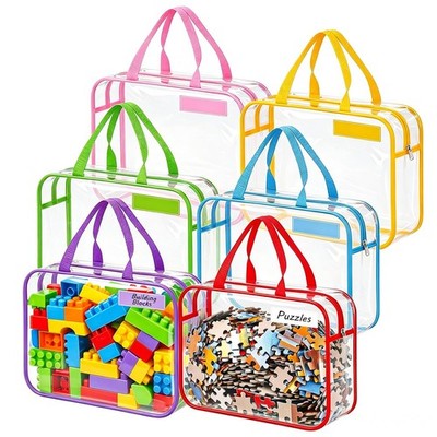 6er Pack transparent 29,97 x 21,84 x 9,88 cm, gelb, pink, grün, blau, lila, rot