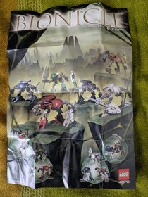 Lego Bionicle Rahaga 2004 4870 4879 Kualus Iruini Boxes, Instructions