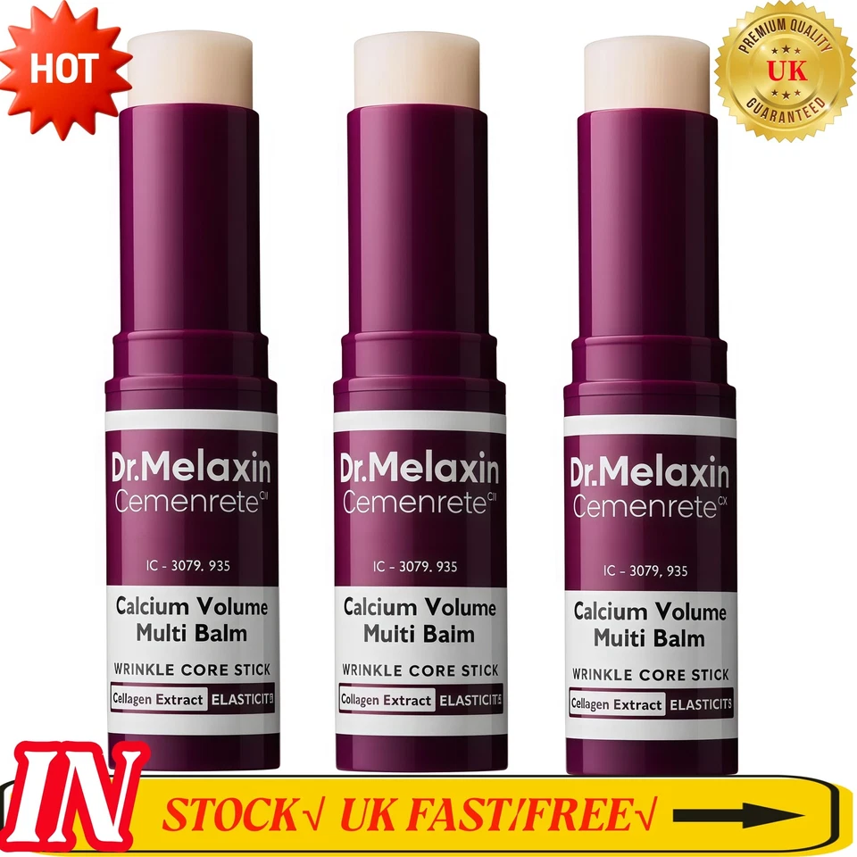 1/3PC Dr.Melaxin Cemenrete Calcium Volume Multi Balm Wrinkle Core Stick Beauty