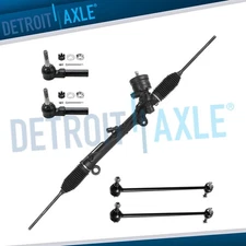 Power Steering Rack and Pinion Tie Rod Sway Bar for 2004-2008 Pontiac Grand Prix