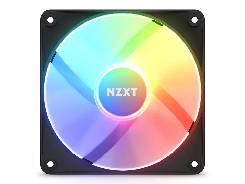 NZXT F120 RGB Core Fan - RF-C12SF-B1 - 120mm Hub-Mounted RGB Fan - Sublime RGB - Image 3 of 4
