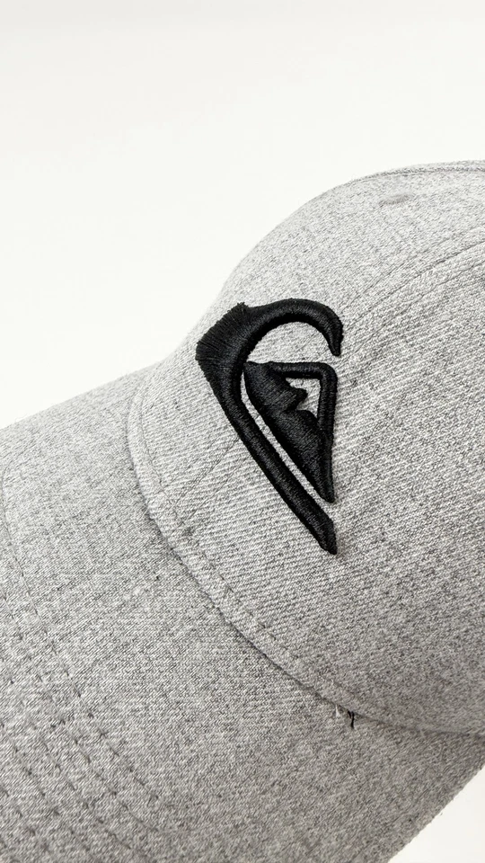 Gorra Quiksilver ajustada mediana grande gris mezcla de lana New Era bordada para hombre Foto 3 de 4