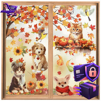 Fensterbilder Herbstdeko Aufkleber FüR Thanksgiving Fensterdekoration