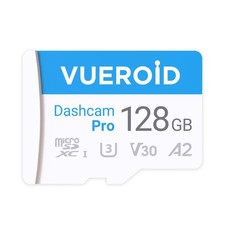128GB Dashcam microSD Card with Reader Adapter, C10, V30, UHS-I, Class 10, A1...