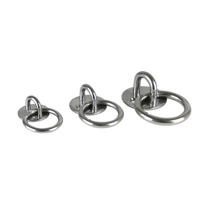 Hook Ceiling Swing Eye Plate Rings Staple Boats Hooks Pad 5mm/6mm/8mm Hook