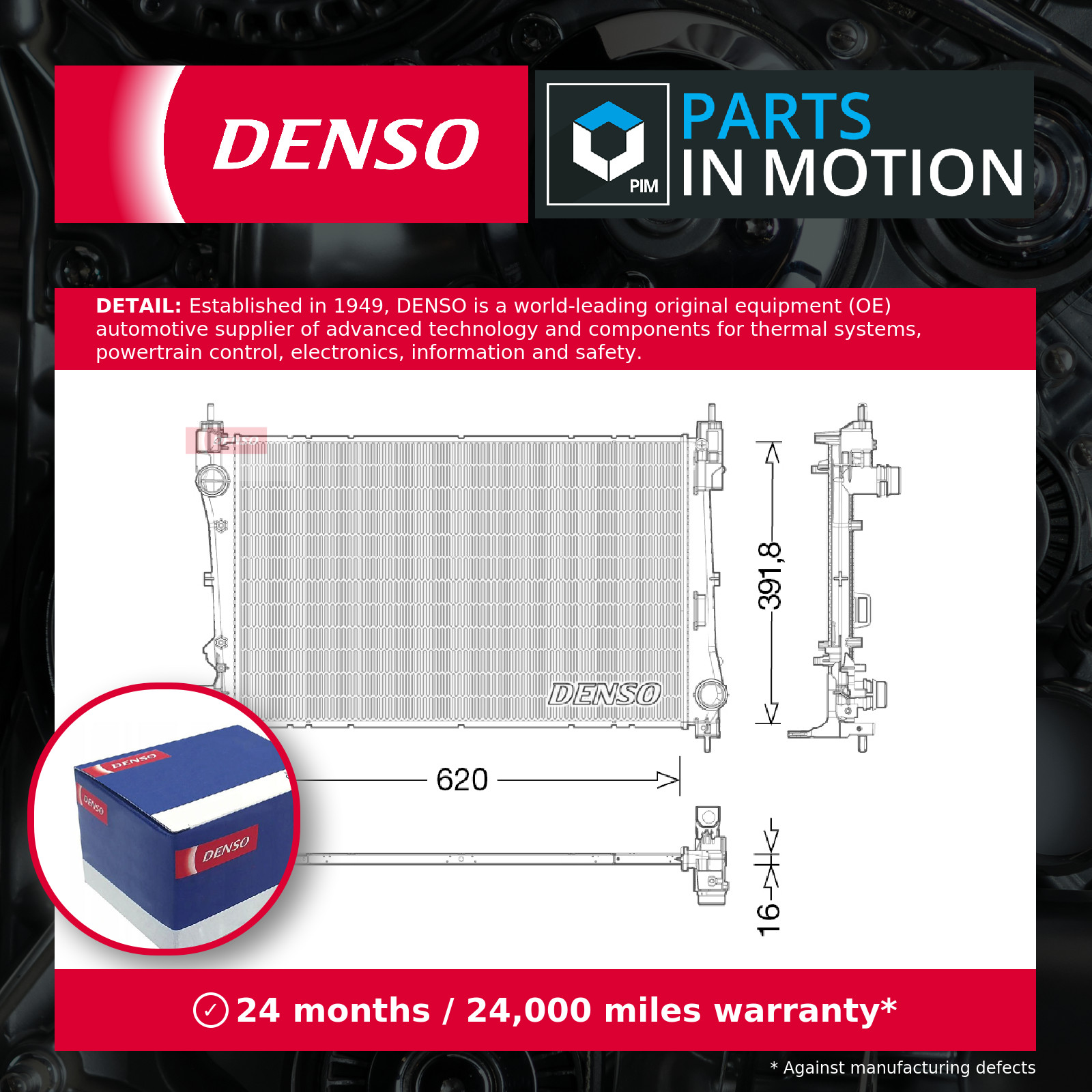 Denso Drm13017 Engine Cooling Radiator - Image 7