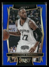 2016-17 Panini Select #94 Jonathon Simmons Blue Prizms #/299