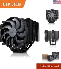 Dual Tower CPU Cooler for AMD AM5/AM4 and Intel  Black
