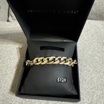 Shaquille O'Neal by JCM Jacmel Stainless Steel Simulated Diamond CZ Bracelet