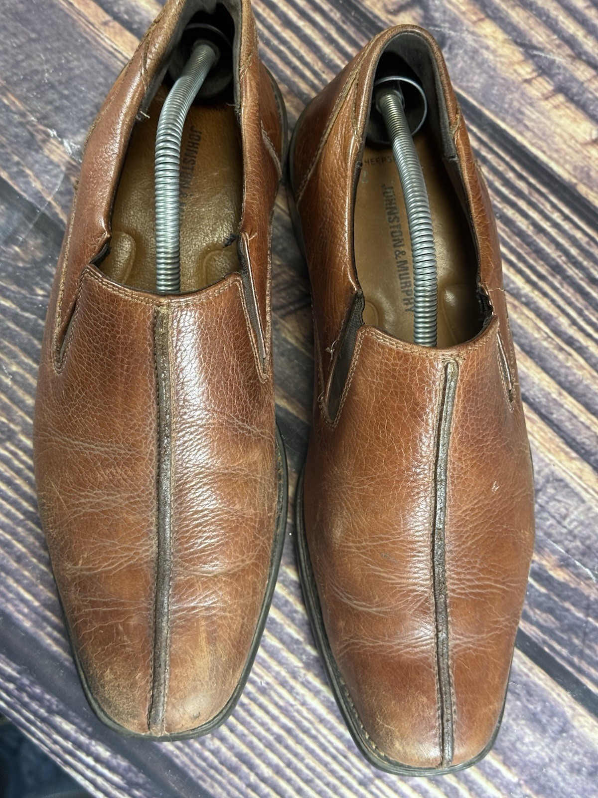 Johnston & Murphy Macomb Split-Toe Sheep Skin Lea… - image 7
