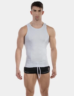 barcode Berlin - Tank Top RIBI hellblau S M L XL Herren Shirt 92614/424 BRANDNEU - Bild 1 von 4
