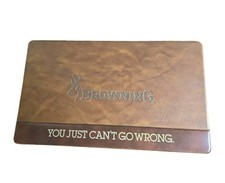 Browning Padded Leather Desk Pad Made in the USA Great Condition 24" X 14"