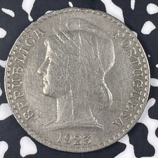 1923 Angola 50 Centavos Lot#C9512