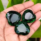 Natural 159 Ct With Certified Green Amethyst Heart Shape Gemstone 3Pcs Lot