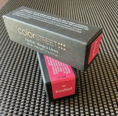 ColorStreet Lipstick Bundle Get TWO KNOCKOUT Long Wearing SATIN Finish Lipsticks