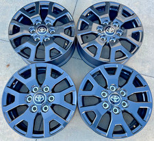 (4) 17" TOYOTA TACOMA FACTORY OEM GUNMETAL GRAY WHEELS 17X7 RIMS 6 LUG 10637