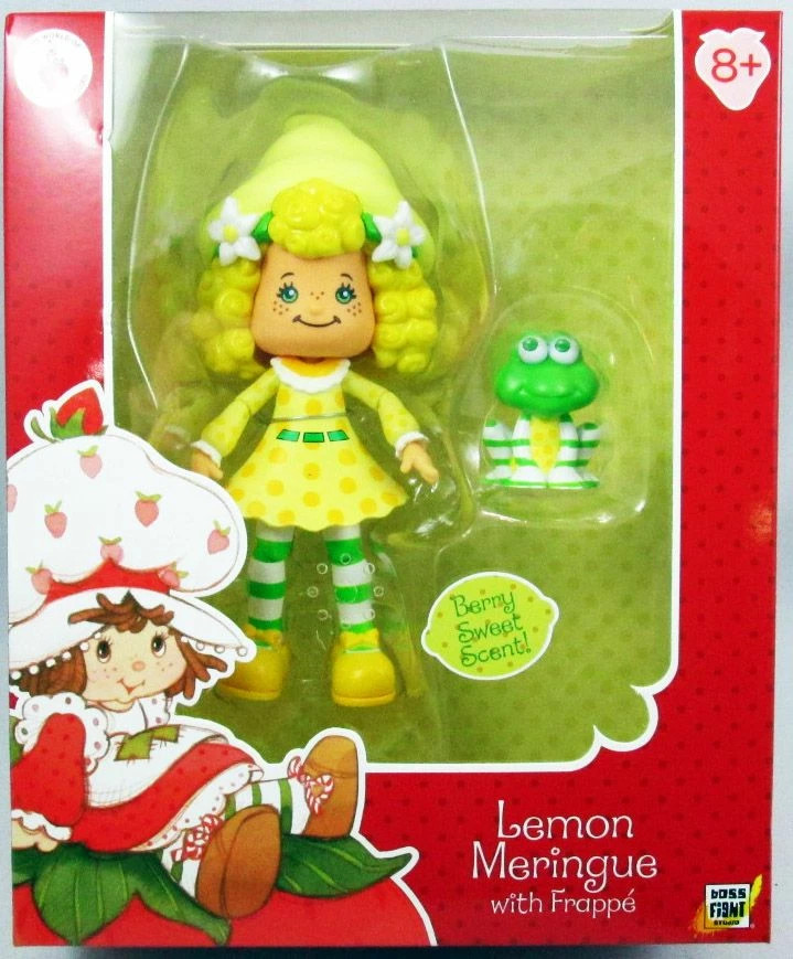 Figurine Charlotte aux Fraises cadeau vintage Lemon Meringue et son chien Frappé